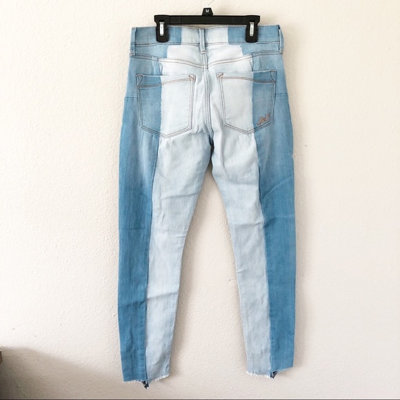 NWT Express Contrast Panel Destroyed Ankle Legging - Picture 8 of 8